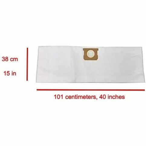 Premium Cloth Shop Vacuum Bags - 10-14 Gallon Compatible for Shop-Vac SV90662, 9066200, 90672, 9067200 Type I, Type F, VF2005, Craftsman, VacMaster, Stanley, Workshop & other Systems 3Pk
