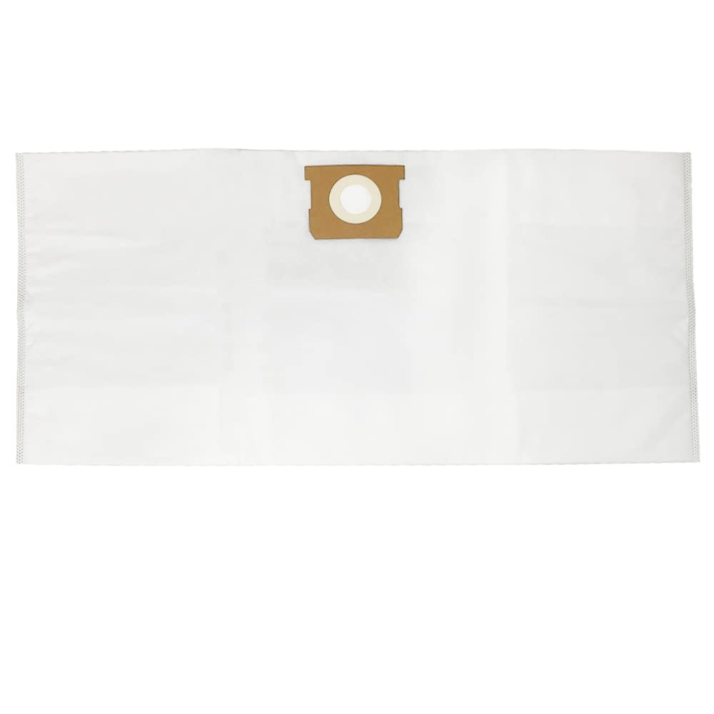 Premium Cloth Shop Vacuum Bags, 6-10 Gallon. Compatible for DEWALT DXVA19-4101, DXVA19-4111, DXV06P DXV09P DXV09PA DXV10P DXV10PL DXV10S DXV10SA DXV10SB, Tear-Resistant, Non-Woven Cloth