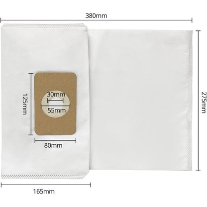 Premium Central Vacuum Bags - Replacement for Nuera Filtre 189, Husky Filtre 189, DuoVac Filtre 189, SoluVac Filtre-189 SVS, And Other CV Systems (3 Bags)