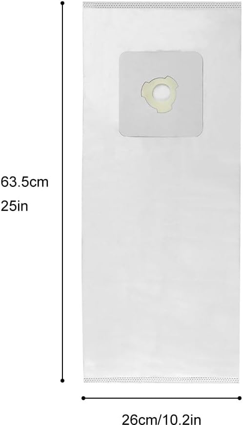 Premium Central Vacuum Bags Compatible for CycloVac TDSAC53C, MVac TDSAC53M & TDSAC91M Central Vac Systems. High Efficiency, Tear-Resistant, 3-Notch Opening, 4.5 Gallon. (3 Bags)