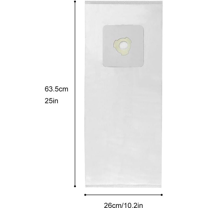 Premium Central Vacuum Bags Compatible for CycloVac TDSAC53C, MVac TDSAC53M & TDSAC91M Central Vac Systems. High Efficiency, Tear-Resistant, 3-Notch Opening, 4.5 Gallon. (3 Bags)