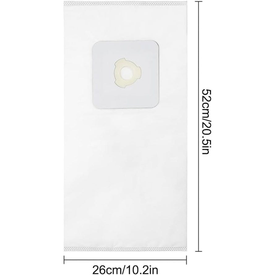 Premium Central Vacuum Bags Compatible for CycloVac TDSAC03C, TDSAC91C, MVac TDSAC03M, TDSAC91M, The Solution 600, 700 Central Vacs - High Efficiency, Tear-Resistant, 3-Notch Opening (3 Bags)