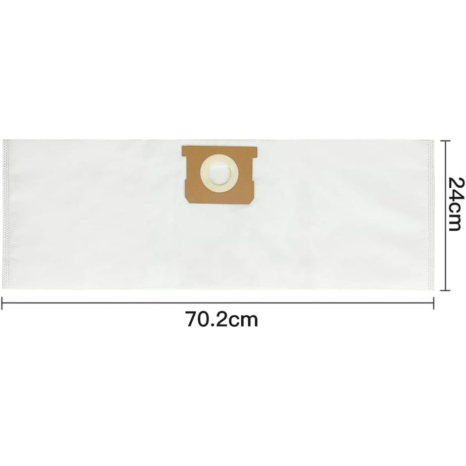 High-Efficiency 4-Gallon Fine Dust Bags, Premium Cloth, Compatible for Shop Vac Type D, 91964, 9196400, 9196433, DeWalt DXVA25-4040, DXV04T, All Around Plus, Stanley, FloorMaster, E87 (Pack of 6)