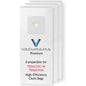 Premium Central Vacuum Bags Compatible for CycloVac TDSAC53C, MVac TDSAC53M & TDSAC91M Central Vac Systems. High Efficiency, Tear-Resistant, 3-Notch Opening, 4.5 Gallon. (3 Bags)