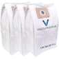 Premium Central Vacuum Bags Compatible for OVO 22.5L/5.81 Gal. OVO-700ST-35H, Filtre 186, Nadair, Husky Storm, Eclipse, Equinox, Pro, Titan and Other Central Vac Systems (3 Bags)