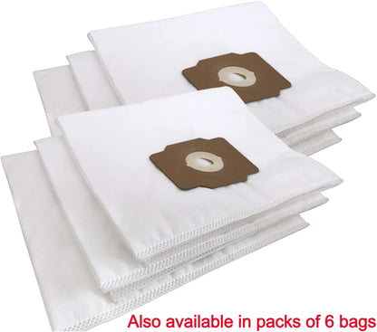 Premium Central Vacuum Bags - Compatible For Beam, Electrolux, Eureka, Kenmore, Husky, Mastercraft, White Westinghouse, Nutone Broan, Nilfisk, & Other Brands, Tear-Resistant Cloth Bags - 3Pk